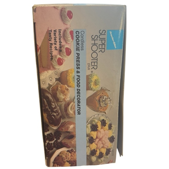 SUPER SHOOTER PLUS Cordless Cookie Press Decorator Proctor Silex Complete - Picture 10 of 10